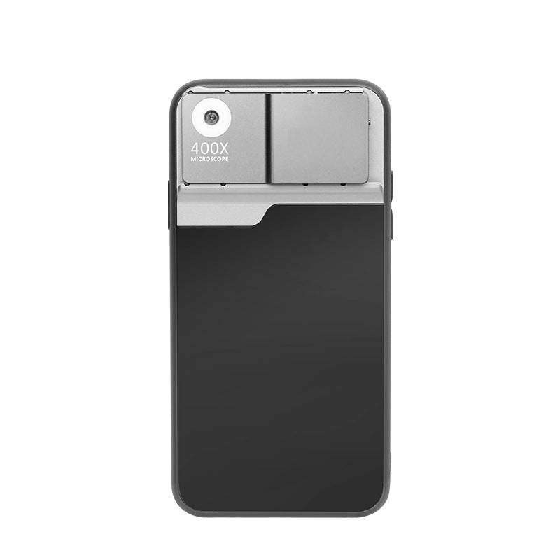 Aluminium Alliage Tpu Téléphone portable Microscope Lens 400X HD