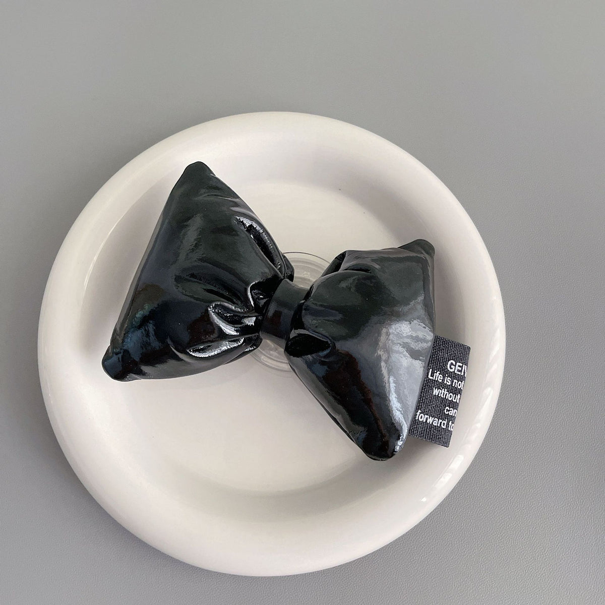 Bracket en cuir de fille Bow Lazy