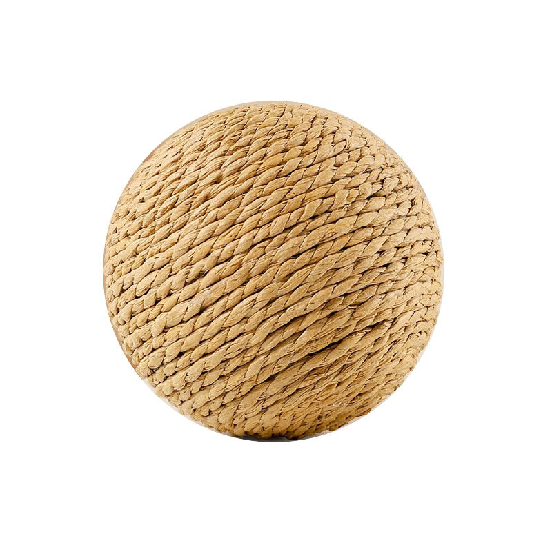 Jouet de chat surdimensionné de boule de sisal auto-soulèvement