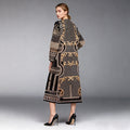 Manteau à manches longues pour femmes avec impression florale et perles