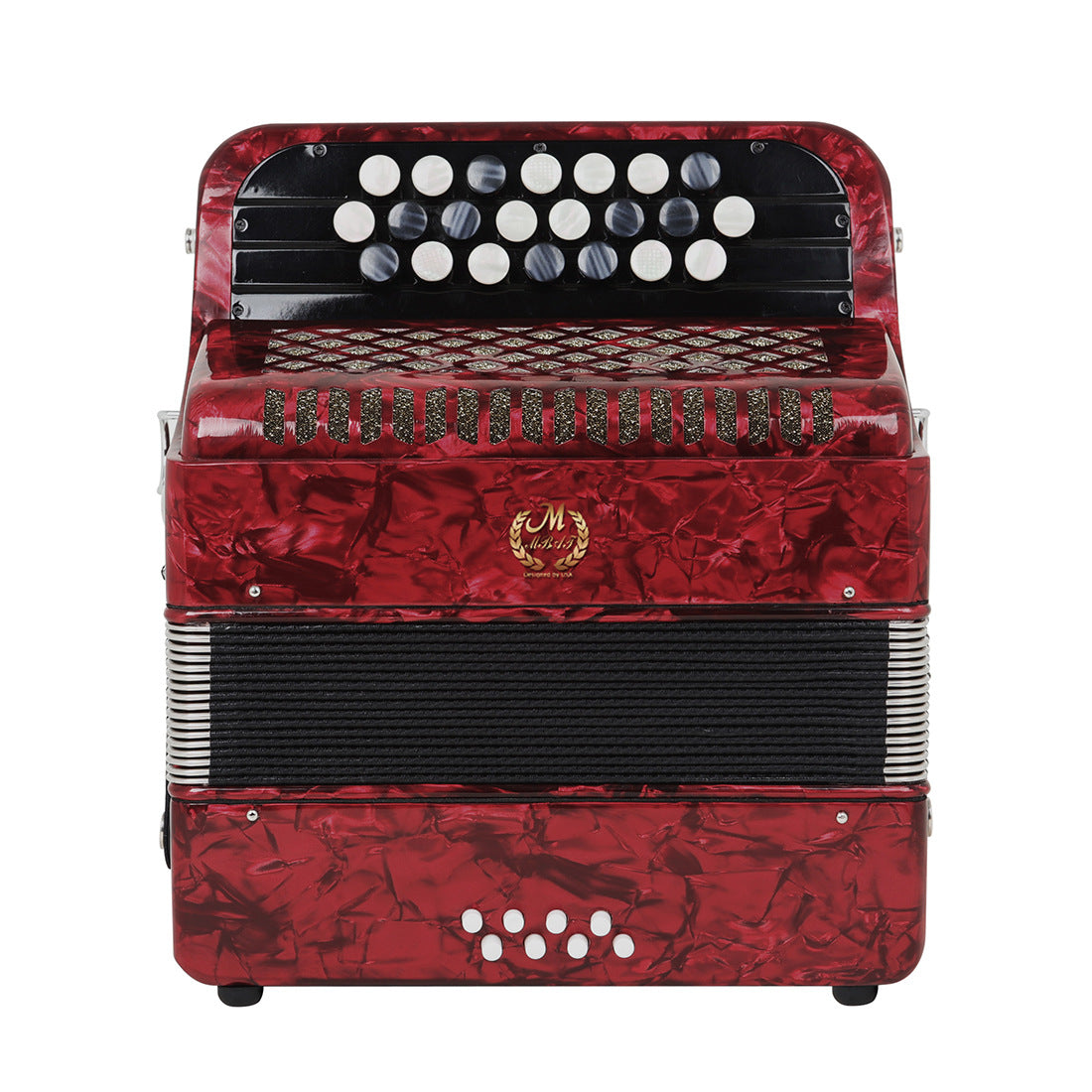 Meibette 22 Key 8 Bass Button Tuning Bayan Accordion Débutant Grade Performance Grade Port