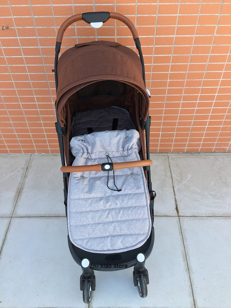 Poussette bébé Sac de couchage Couverture chaude pare-brise épais