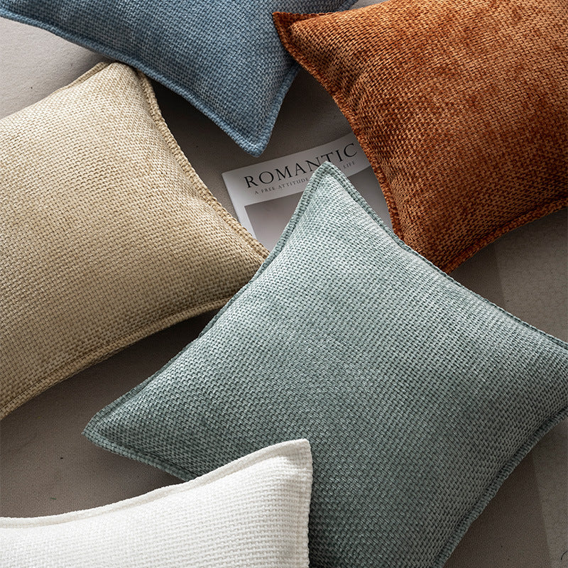 Coussin à rayures d'oreiller à jet de savon plaqué