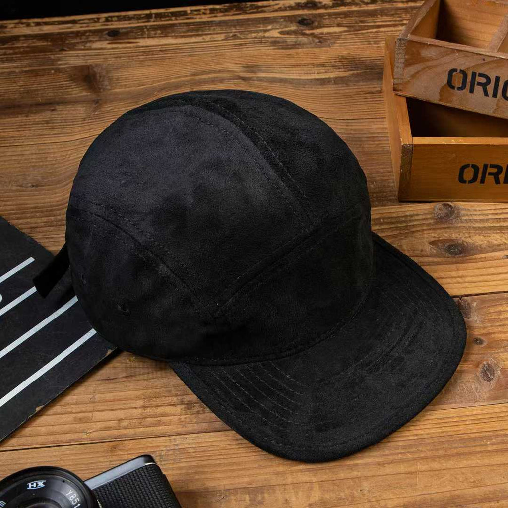 Hommes et femmes Solid-color Soft-top élégant Casual Short-brim Casquettes de baseball pour les couples