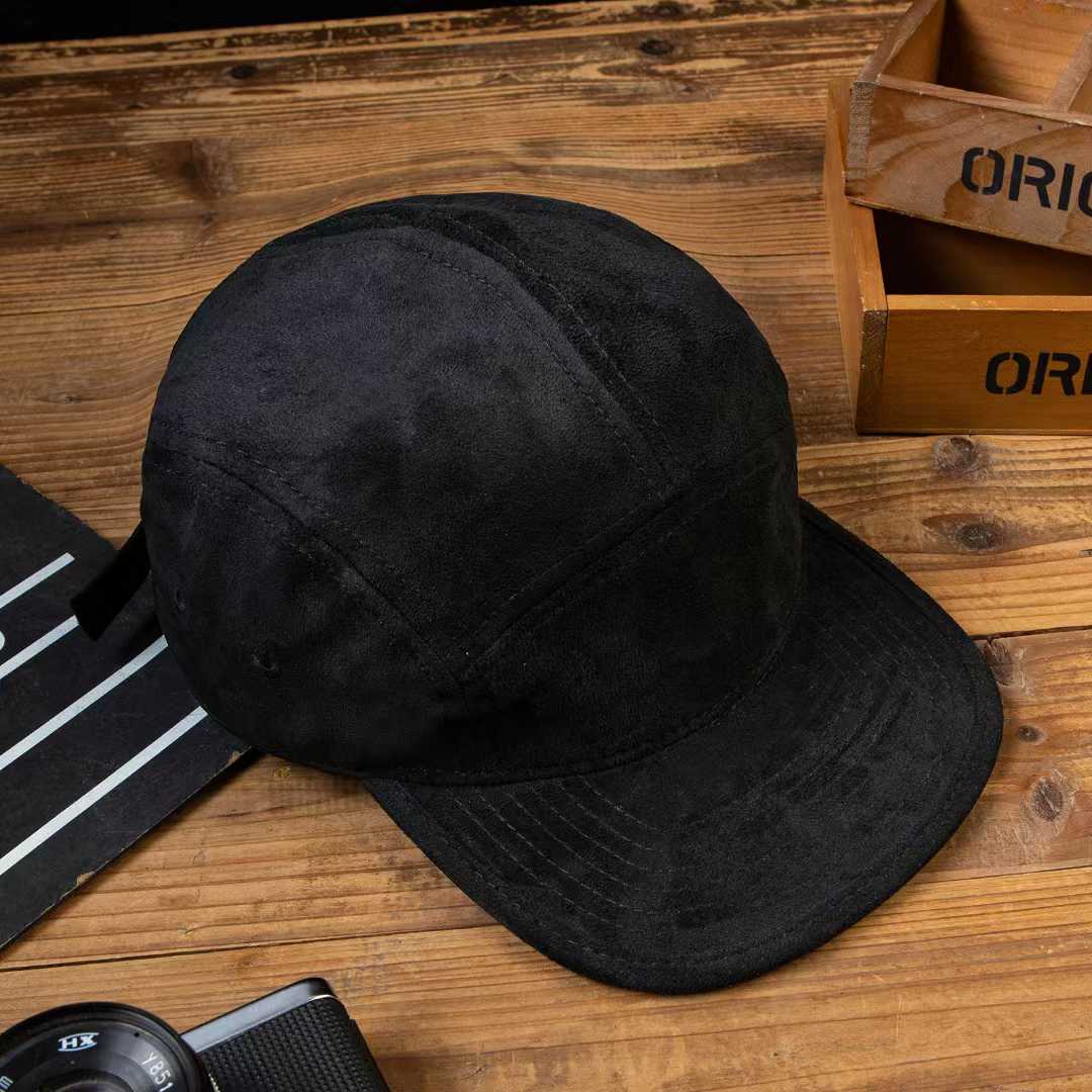 Hommes et femmes Solid-color Soft-top élégant Casual Short-brim Casquettes de baseball pour les couples