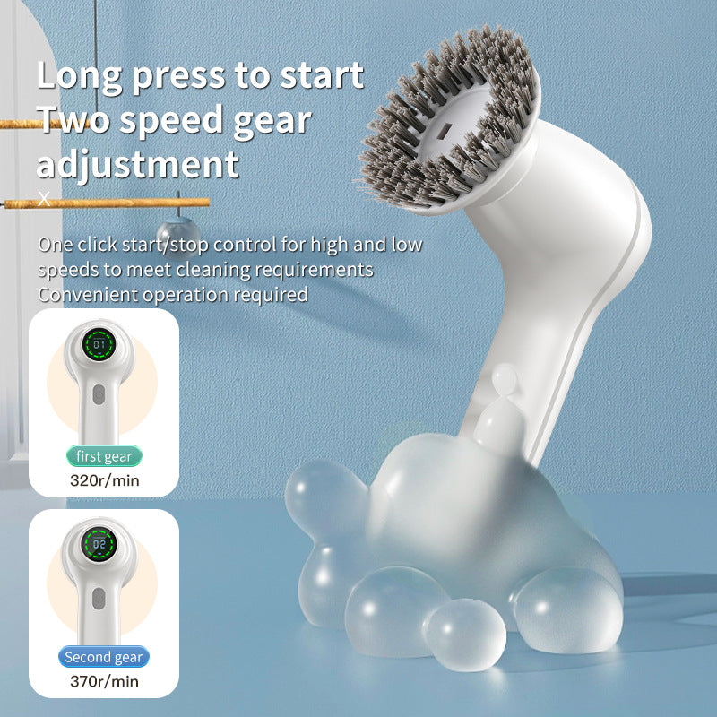 Brosse de nettoyage électrique multifonctionnelle sans fil
