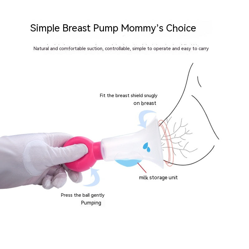 Simple manuel silicone balle Mute Portable