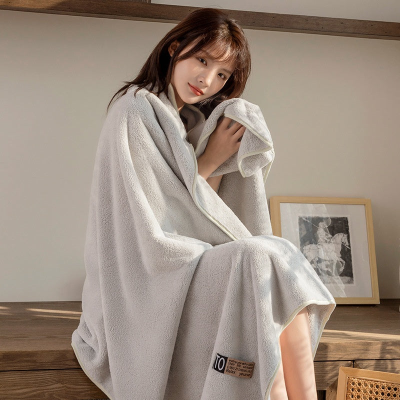 Serviette de bain épaisse en microfibre de ménage ultra fine