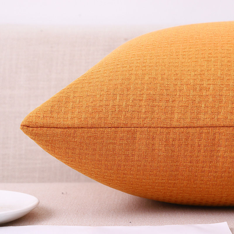 Coussin en coton et lin