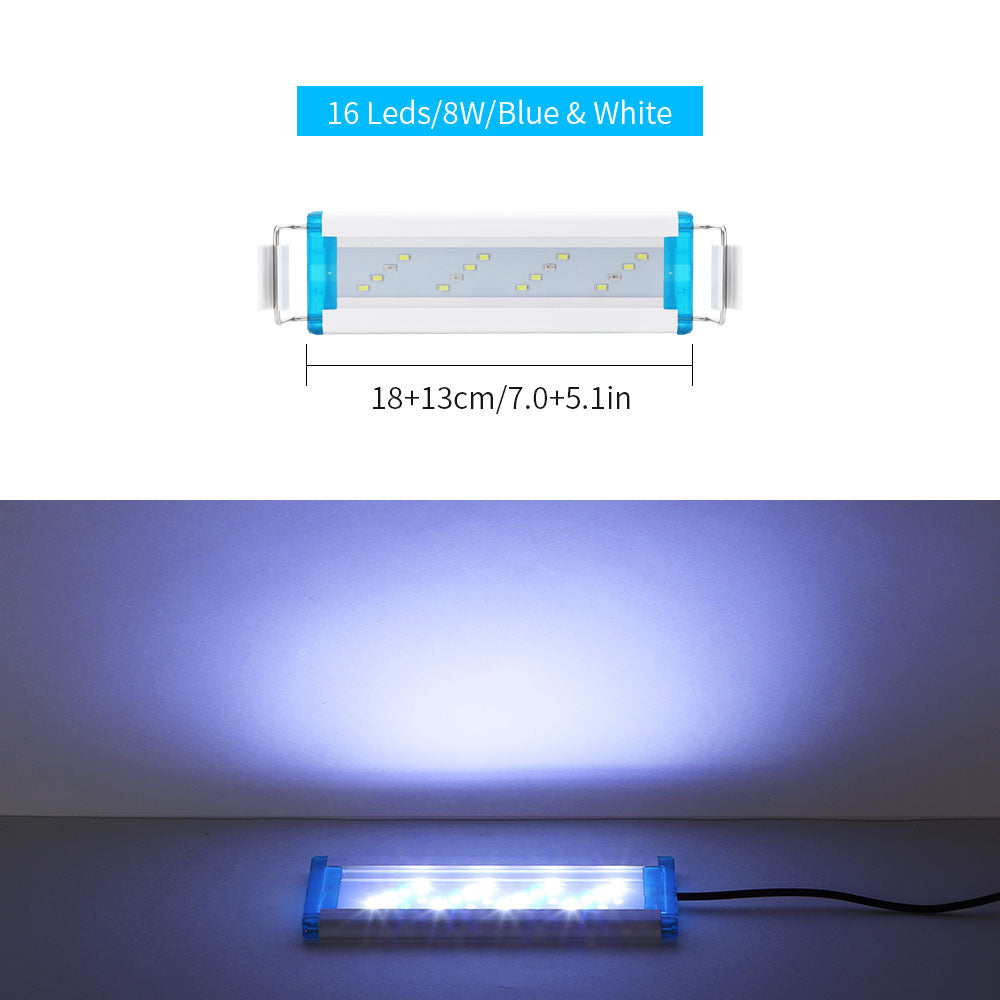 Ultra mince aquarium lumière bleue et blanche