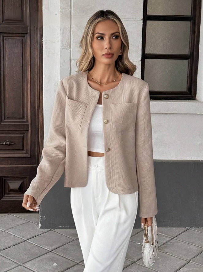 Veste d'inspiration Chanel européenne et américaine pour femmes