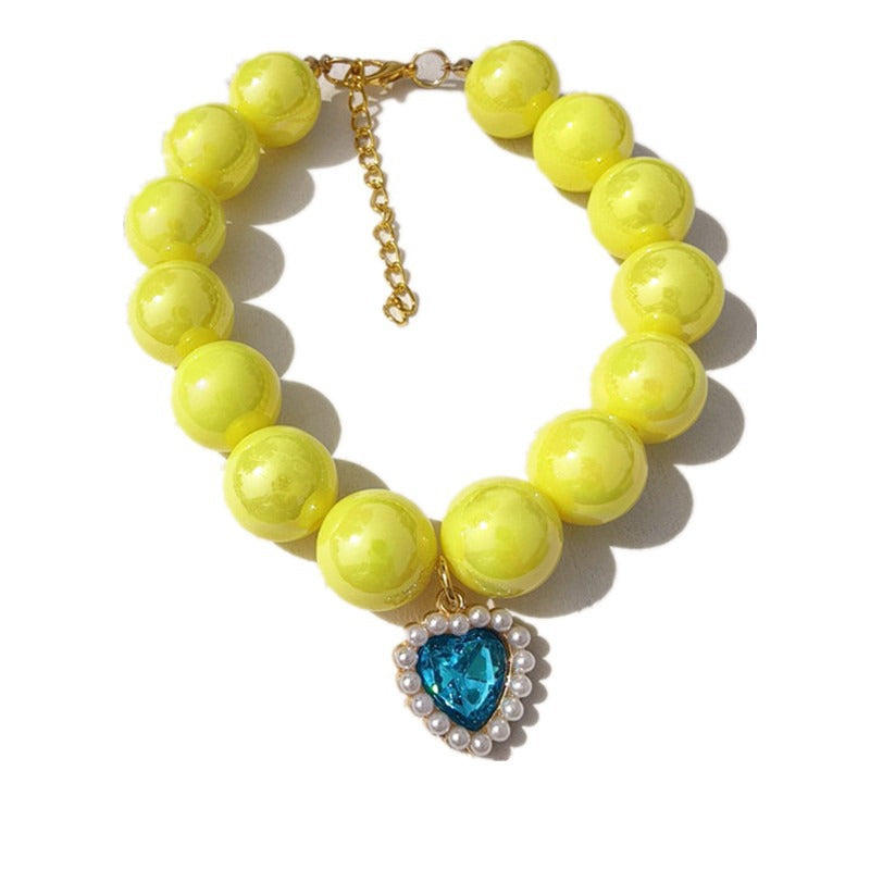 Chaîne sophisticée et adorable de collier de perles
