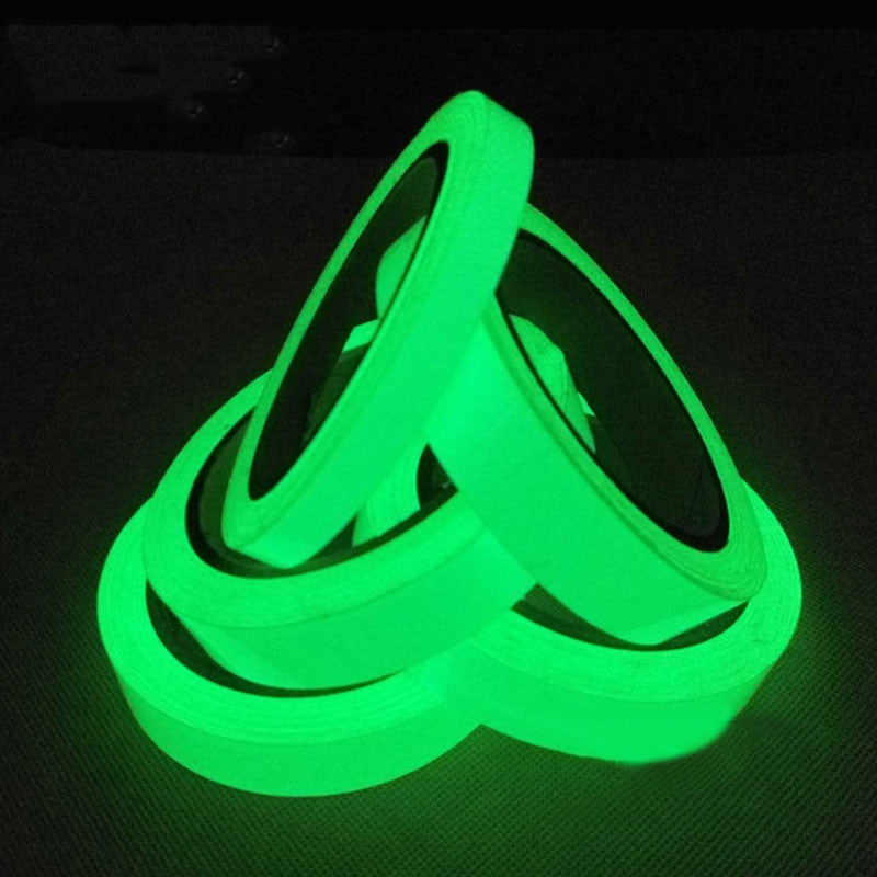 Sticker à ruban lumineux Super lumineux Bande fluorescente auto-lumineuse Lumière verte