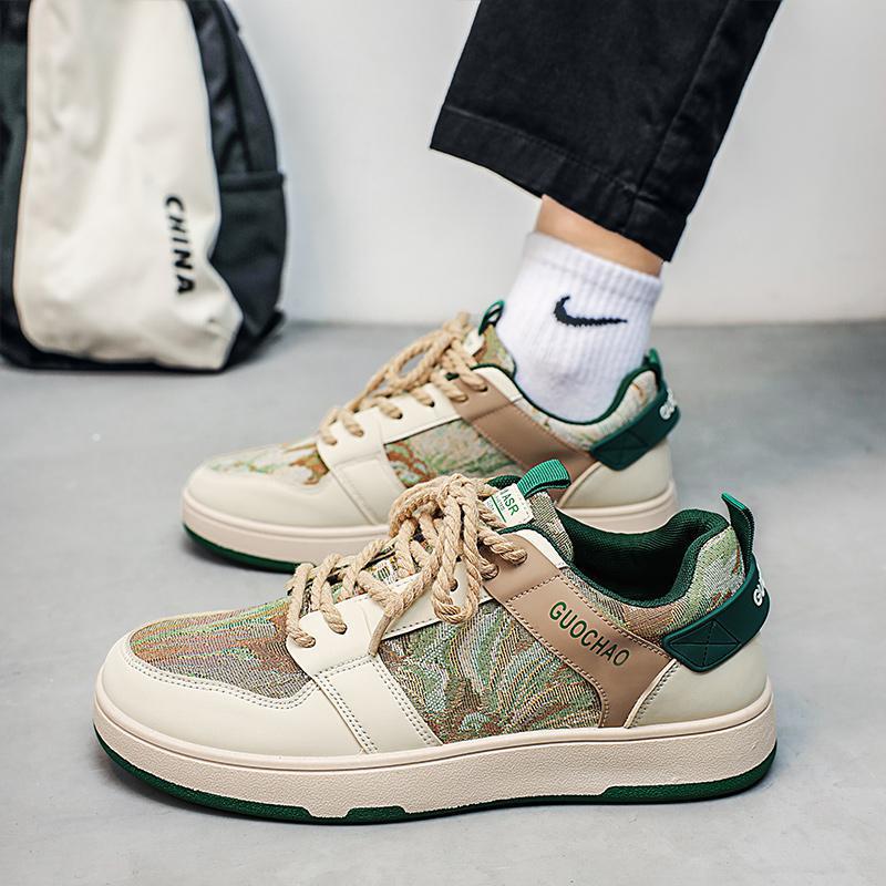 Sneakers hommes Automne et été Niche Design Trendy Casual All-matching Student peinture à l'huile