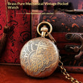 Montre de poche mécanique tout-cuivre entièrement automatique
