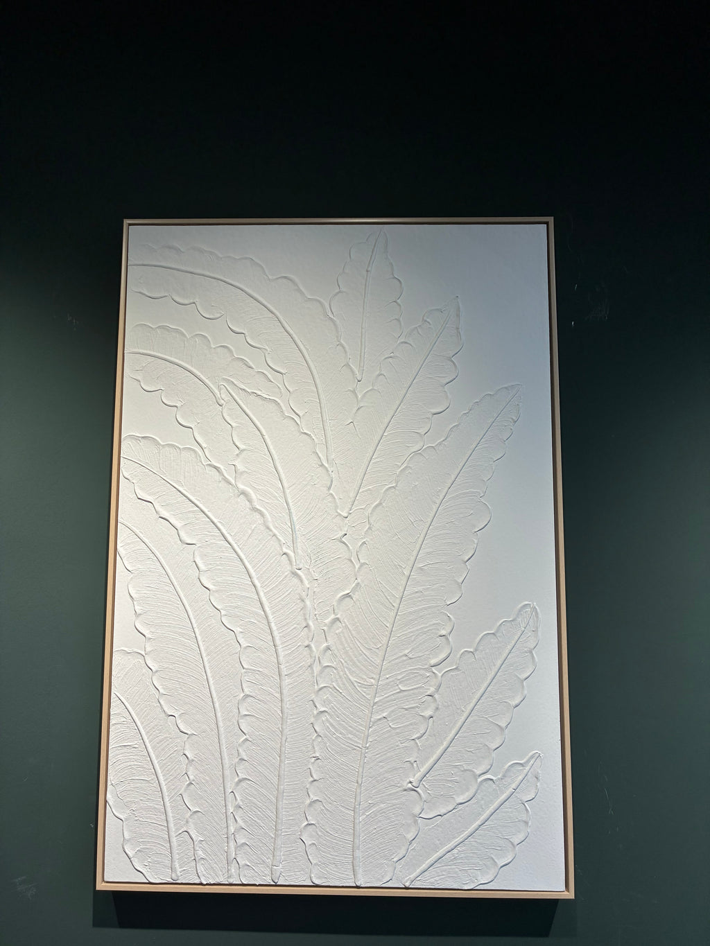 24x36 Art mural de feuille botanique encadrée