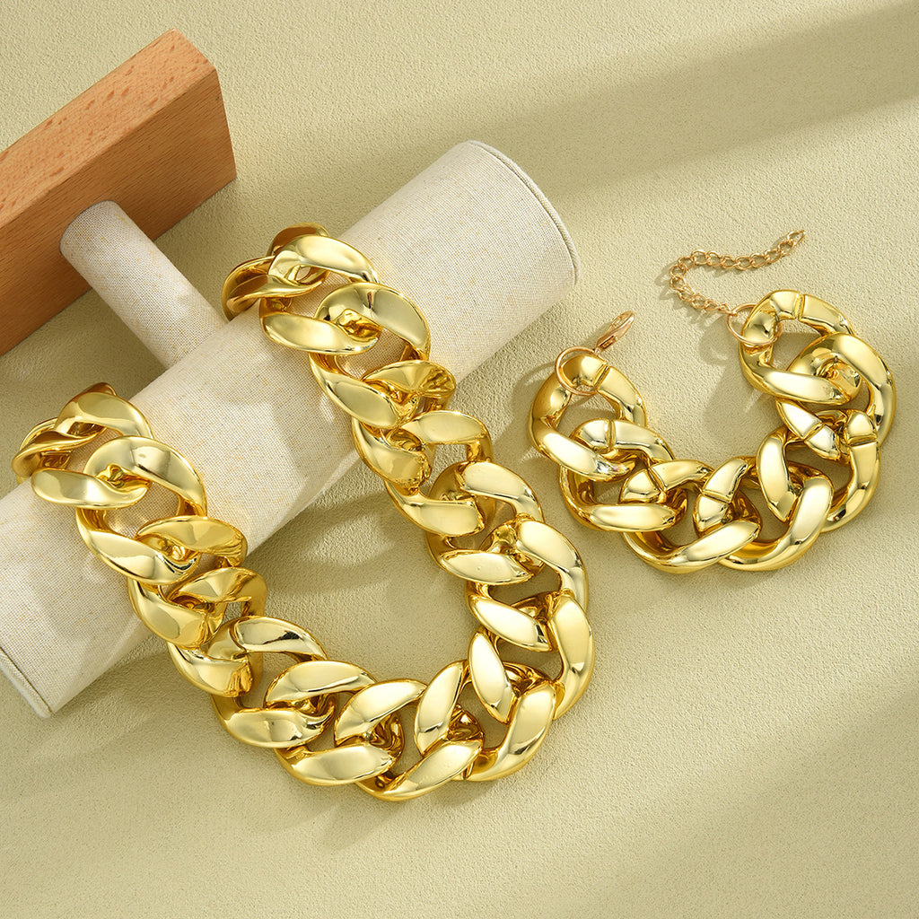 Ensemble de bijoux pour femmes Chunky Link