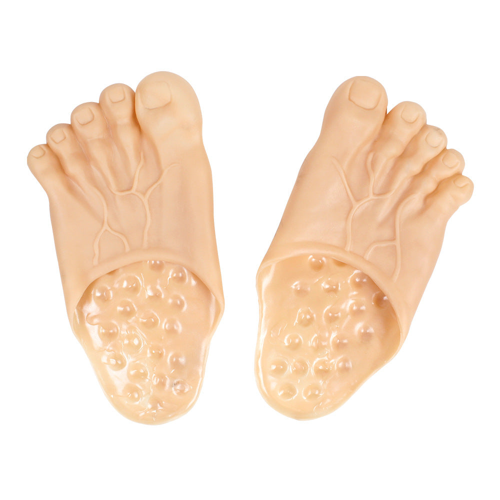 Funny Toe Slippers-Skin Color [Taille 36-42]-1 paire