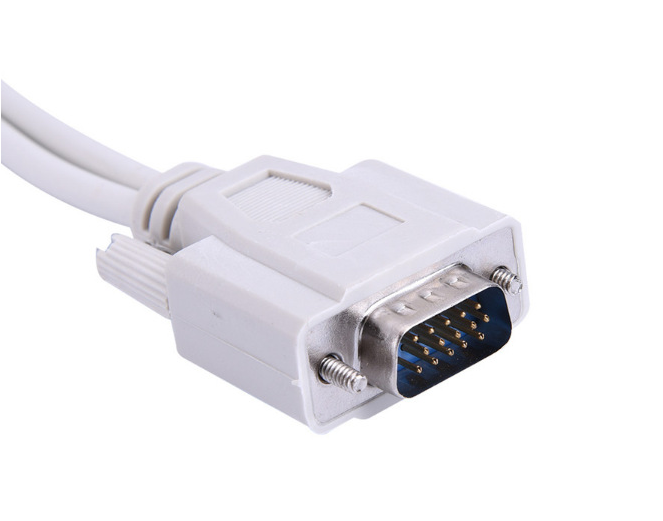 1 mâle VGA à 2 femelle VGA Splitter câble 2 voies VGA SVGA moniteur double vidéo graphique LCD Y