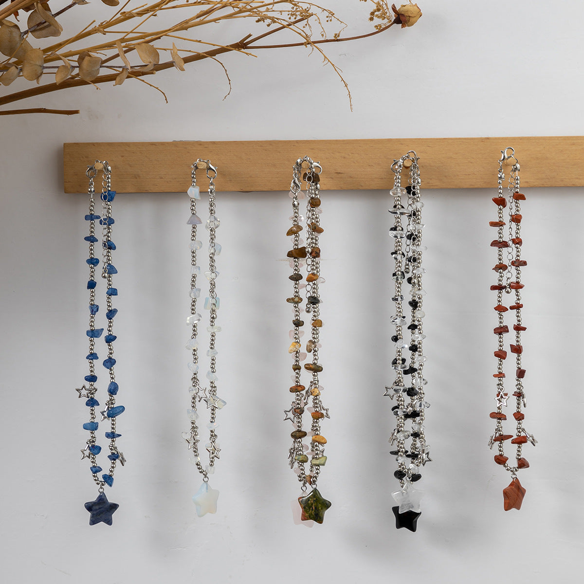 Collier encolure douce et irrégulière, style vacances