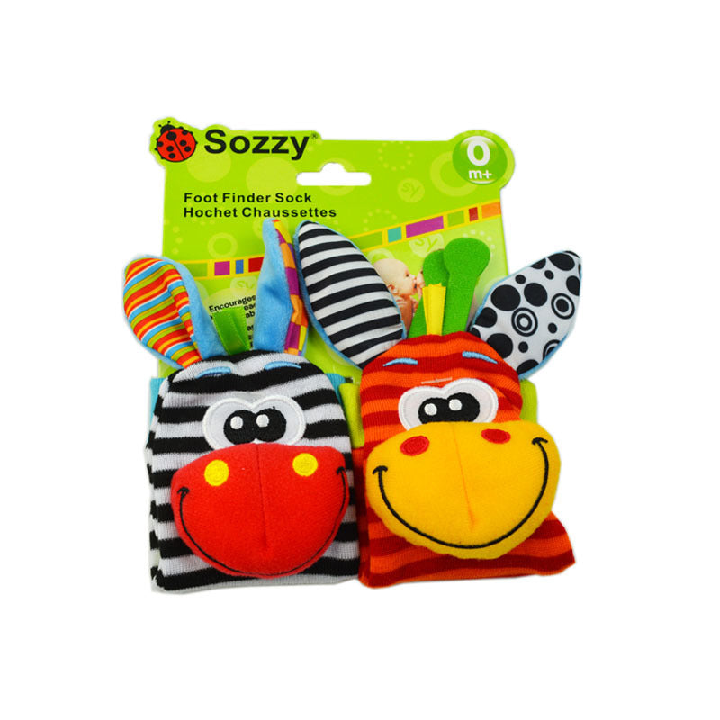 Chaussettes croustillantes en peluche d'animaux