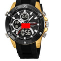 Montre numérique multifonctionnelle étanche pour hommes