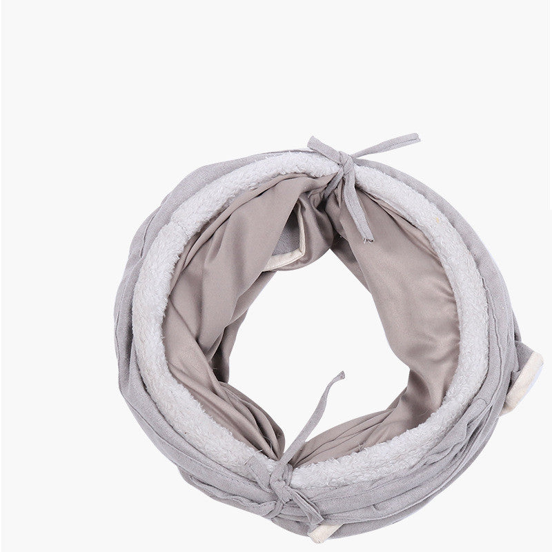 Jouet de type Suede Tunnel Cat Chaîne pliable