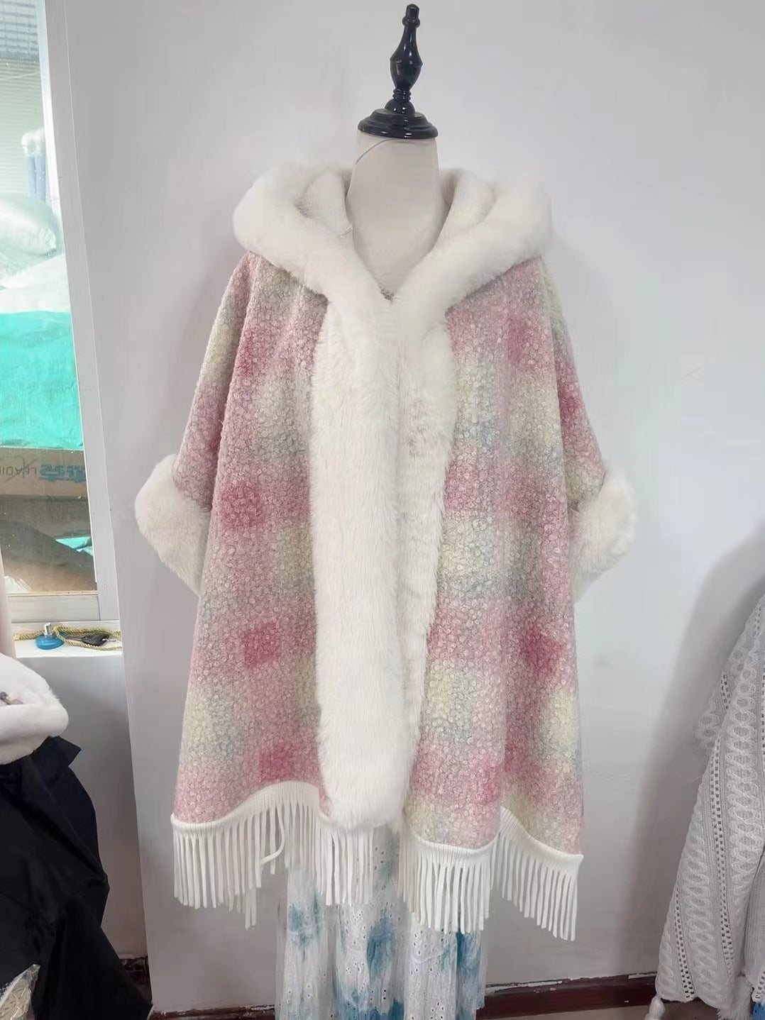 Cloque à capuche d'hiver Châle doublée de polaire et extra-épais dernier style