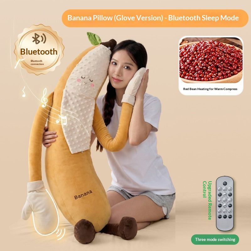 Oreiller King Banana pour jambes en train de dormir