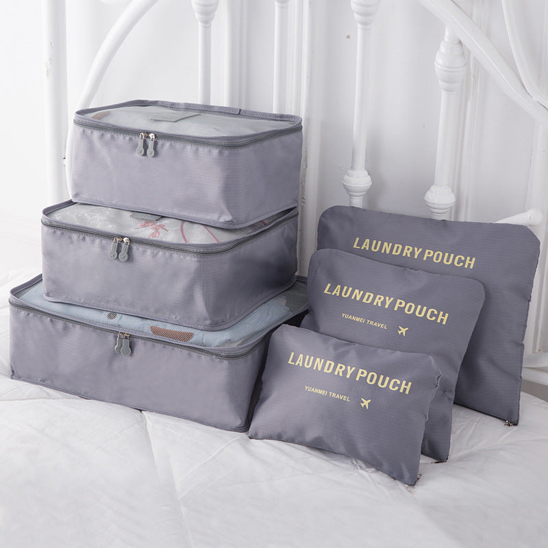 Sac de rangement à six pièces