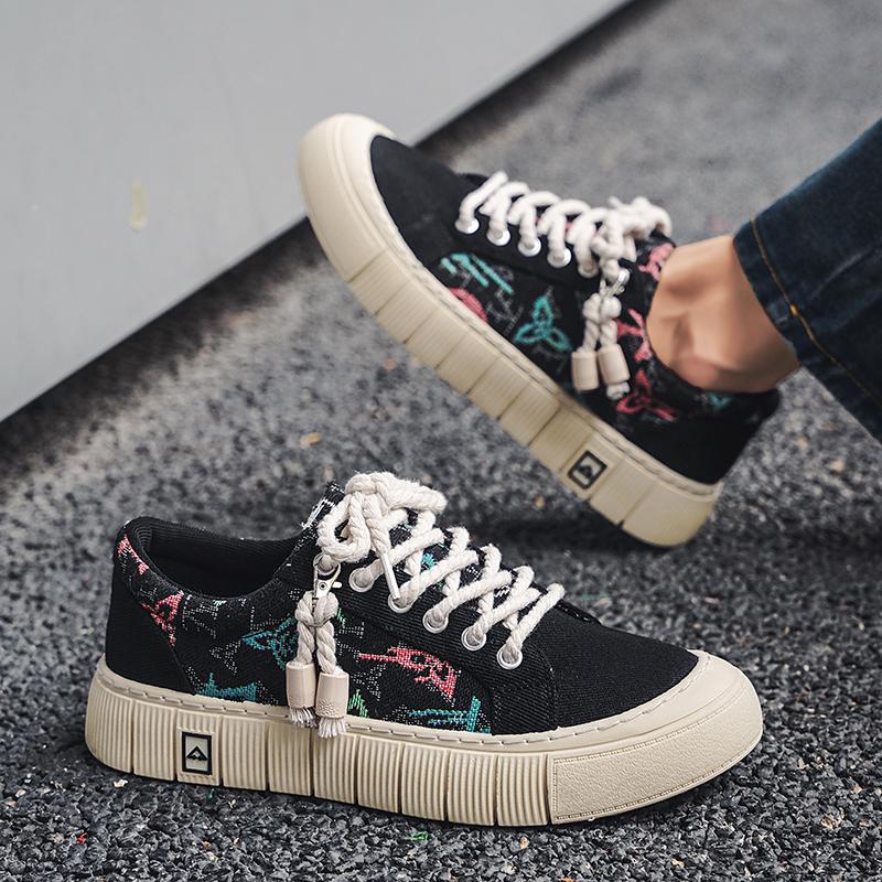 Trendy Wild quatre saisons Toile Sneakers