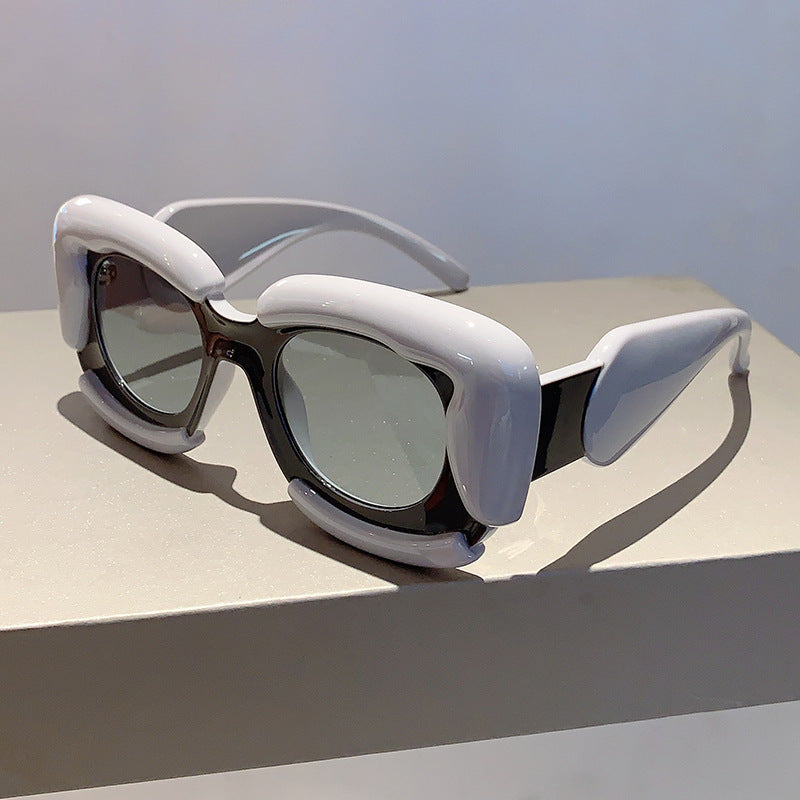 Lunettes de soleil à mode personnalisées de style Quirky Influenceur