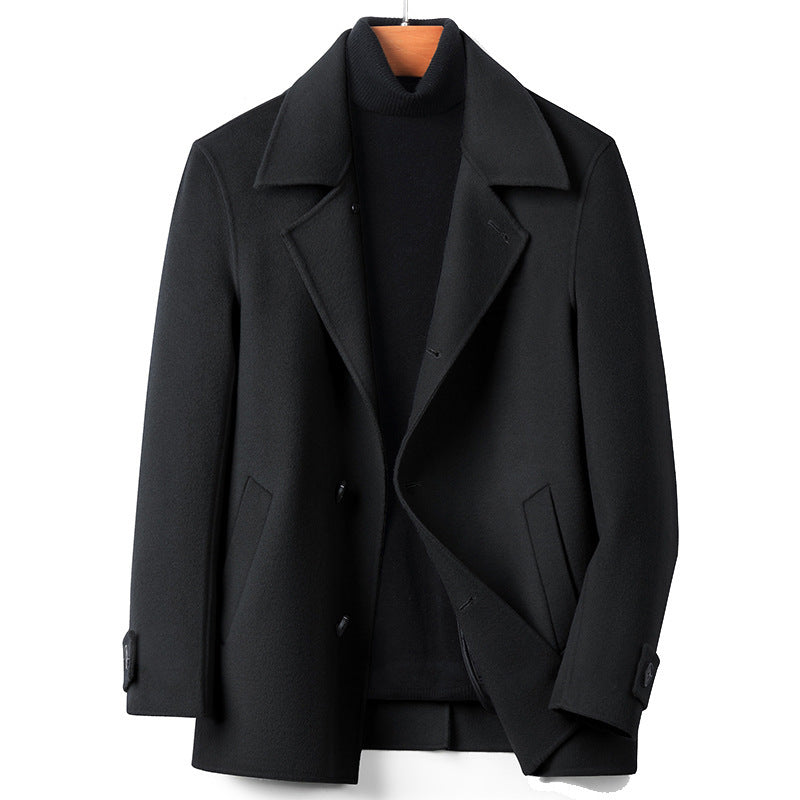 Manteau de mode Woolen sans cachemire