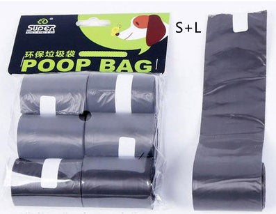 Chien Pet Travel Pooper pliable Scooper avec 1 rouleau de sacs décomposables Poop Scoop Clean Pick