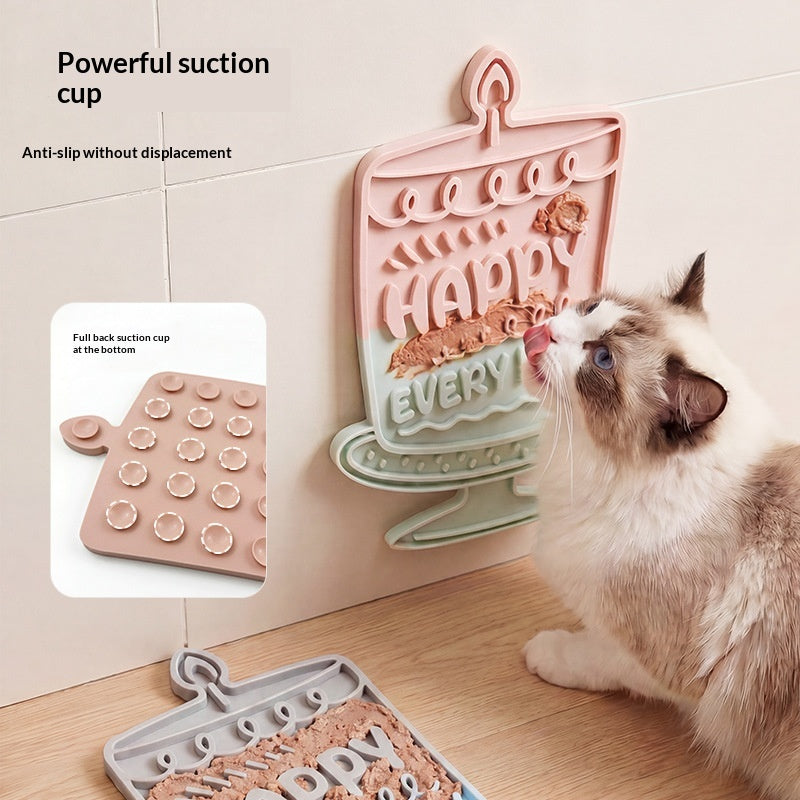 Tapis de collage d'animaux de compagnie Silicone Pad Chat et chien
