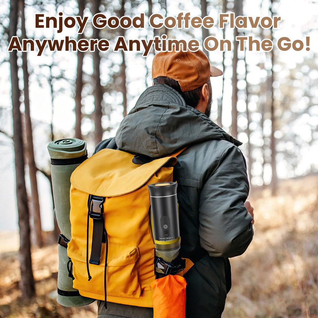3 En 1 Portable Espresso Machine sans fil journée mère auto-chauffage Cafetière avec 7500mA
