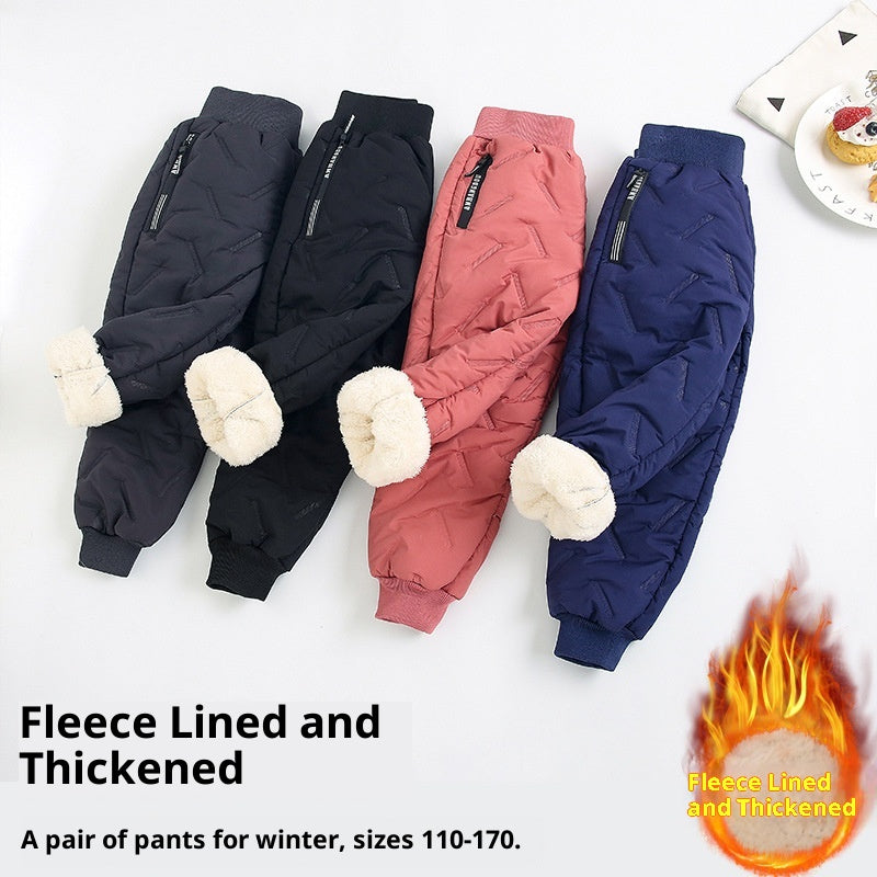 Enfants Vêtements d'extérieur Hiver Imperméable à l'eau Imperméable à froid Pantalons d'entretien chaud