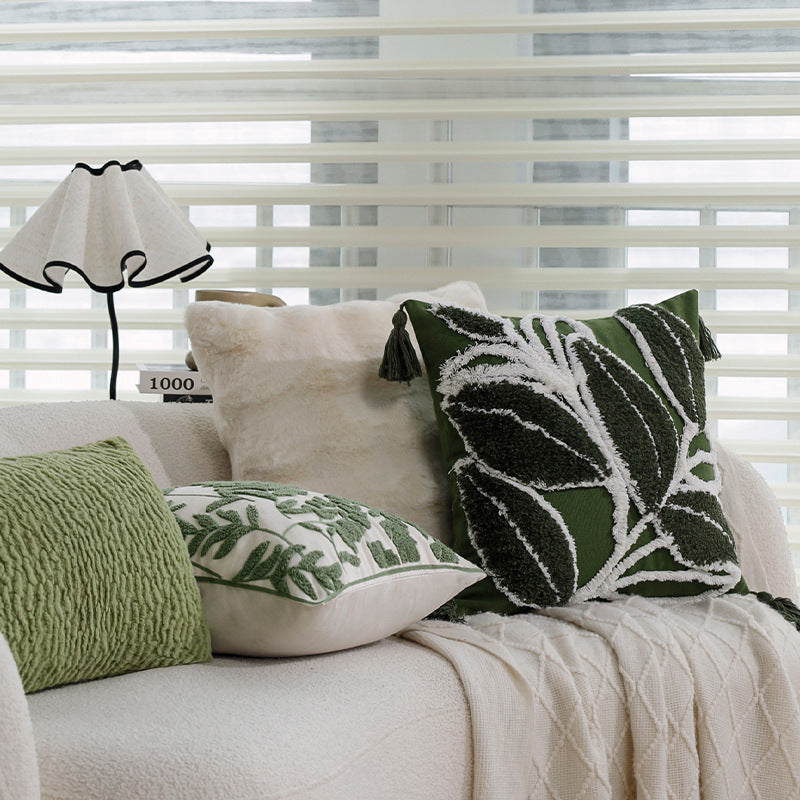 Oreiller de lit Retro Green Canapé