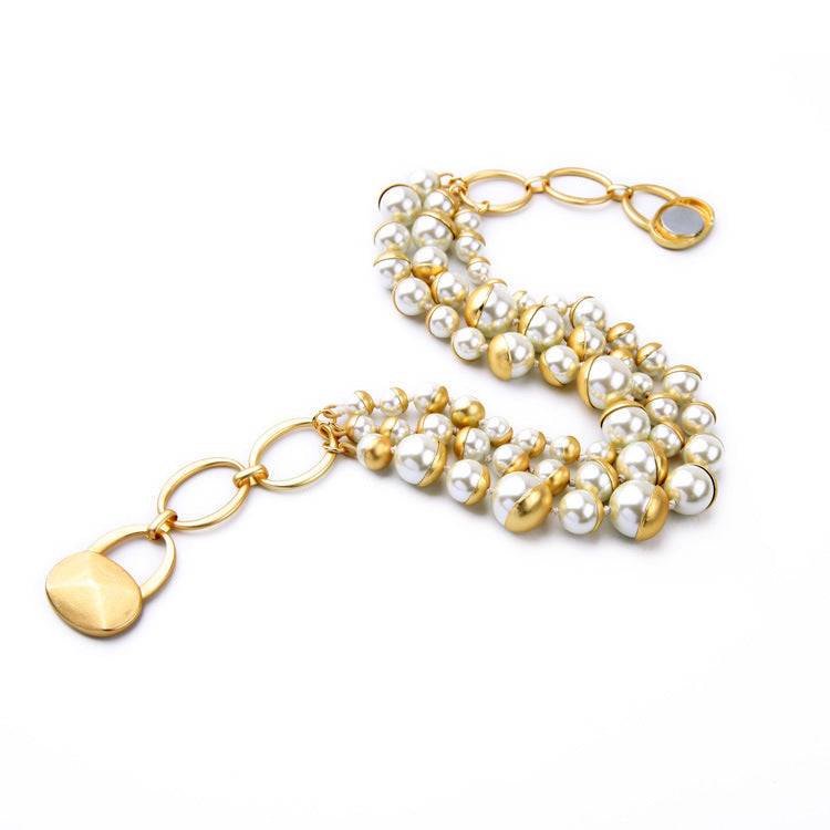 Collier de perles vintage pour dames