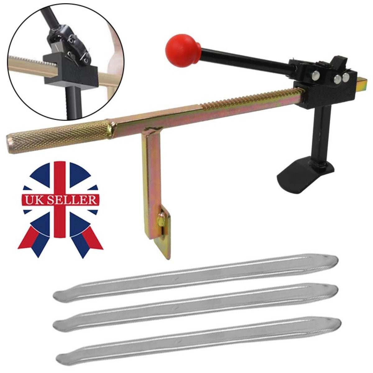 Outil de garage pour moto de rechange de pneus portatifs