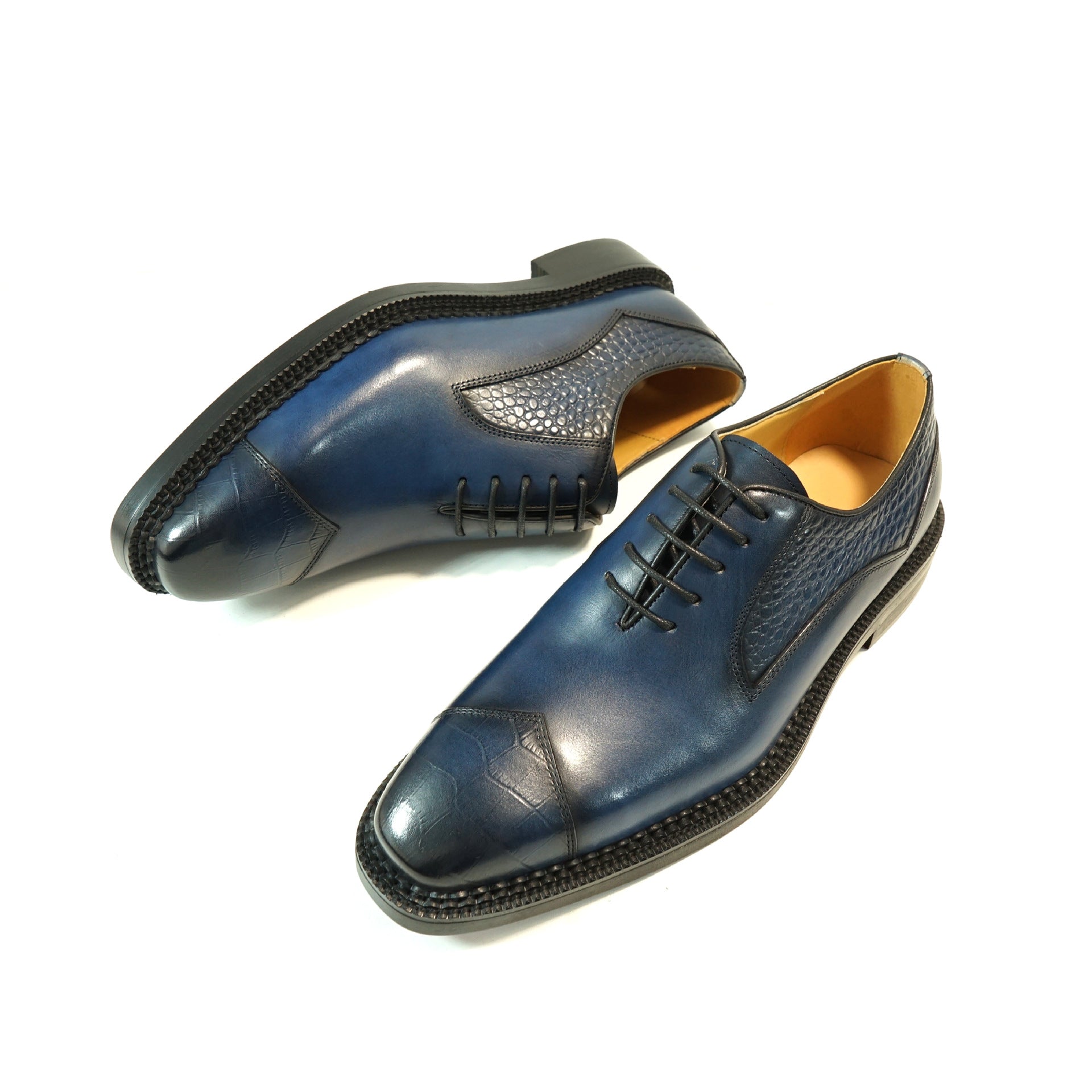 Bas-top Handmade Oxford Chaussures Cowhide Casual Trendy