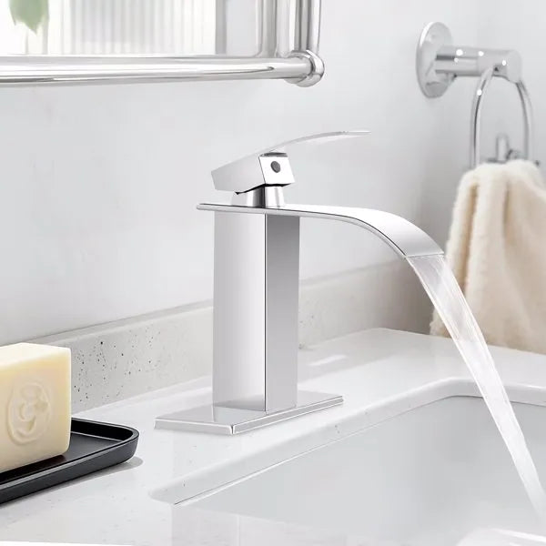 Robinet de toilette à poignée unique Robinet de lavoir en acier inoxydable Trou unique-TP