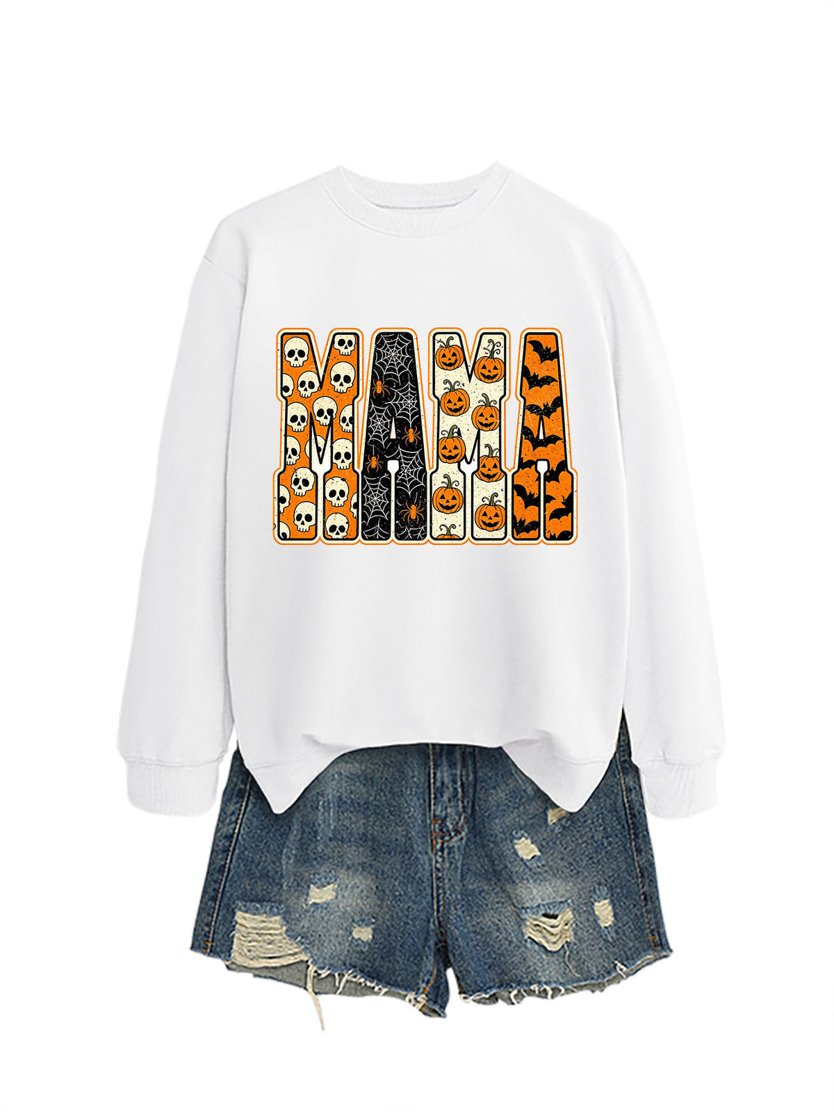 Hoodie d'Halloween pour femmes avec araignée de crâne et Jack-o-lantern Designs