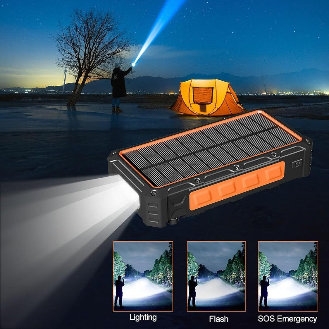 Alimentation de recharge sans fil portable pour la génération de main solaire