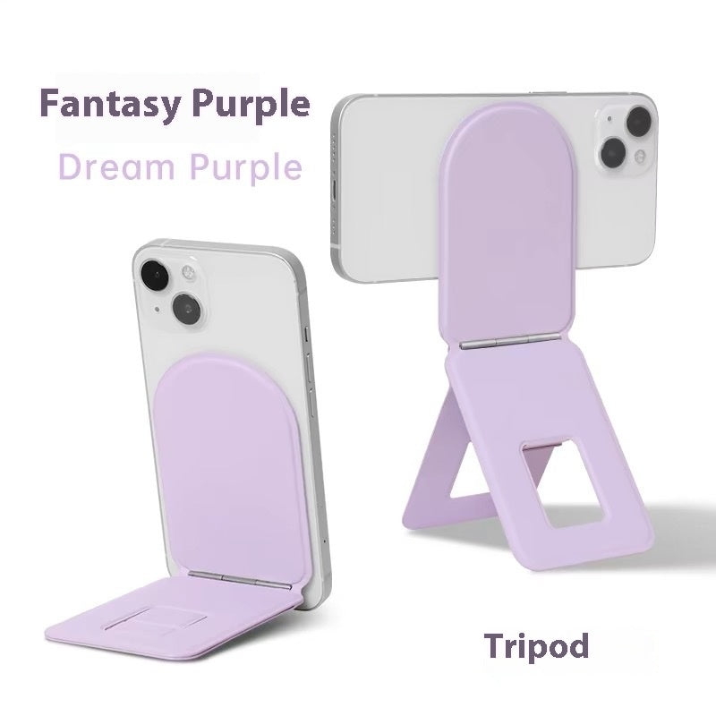 Live Selfie Multifonctionnel en cuir porte téléphone mobile
