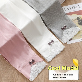 Leggings en coton porter des pantalons fille