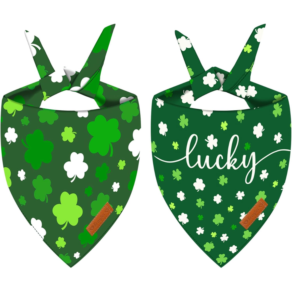 Bandanas de chien de St. Patrick