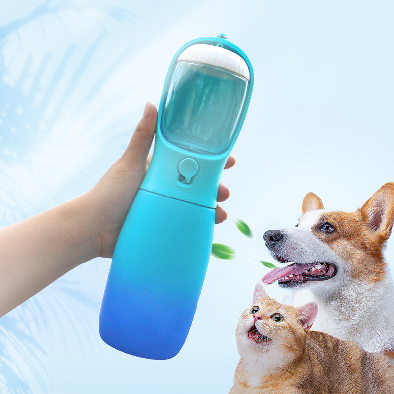 Bouteille d'eau pliable portable couleur dégradée