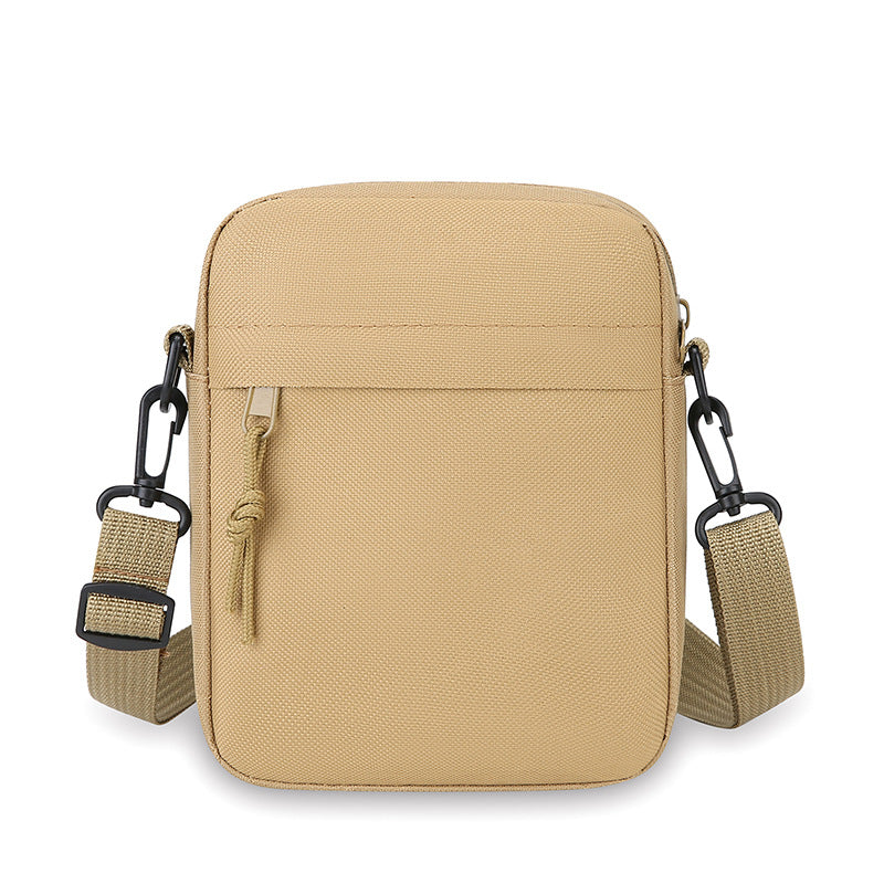 Sac simple pour homme couleur unie mono-épaule Mini Casual
