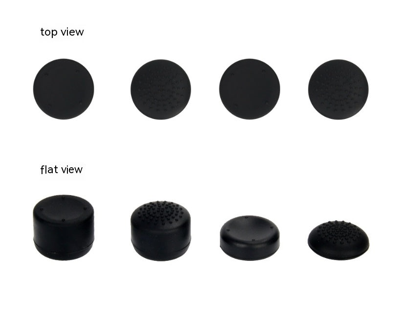 Poignée PS5 Bouton de manche de joystick Silicone Coupe de cheveux en forme de champignons augmenté par manches